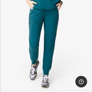 FIGS Caribbean Blue Zamora High Waisted Joggers